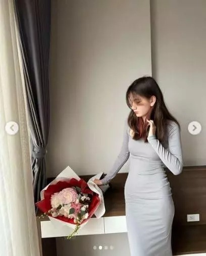 Thanh Giang lên đồ chặt chém trong ngày sinh nhật tuổi 15.