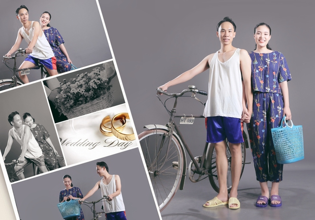 Chụp ảnh cưới thì cũng không quên phong cách hài hước