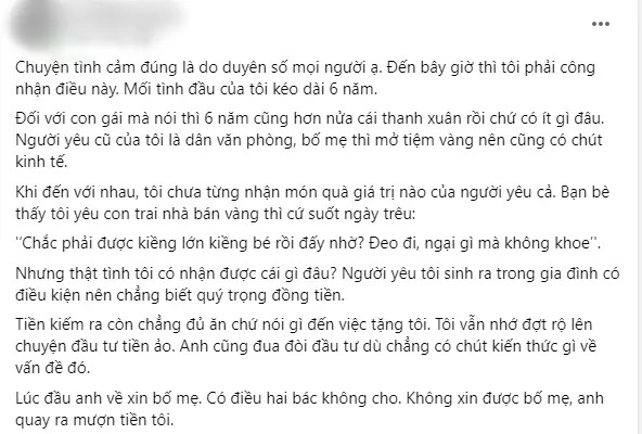 Bài chia sẻ (Ảnh chụp màn hình)