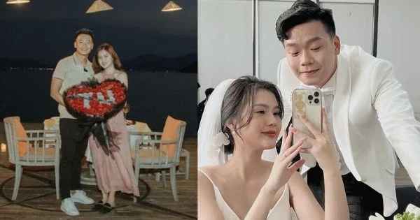 Sau thời gian khá dài hẹn hò, trung vệ Thành Chung và vợ tổ chức đám cưới vào ngày 13/4/2022 tại một khách sạn nổi tiếng ở Hà Nội với sự tham dự của nhiều cầu thủ thân thiết.