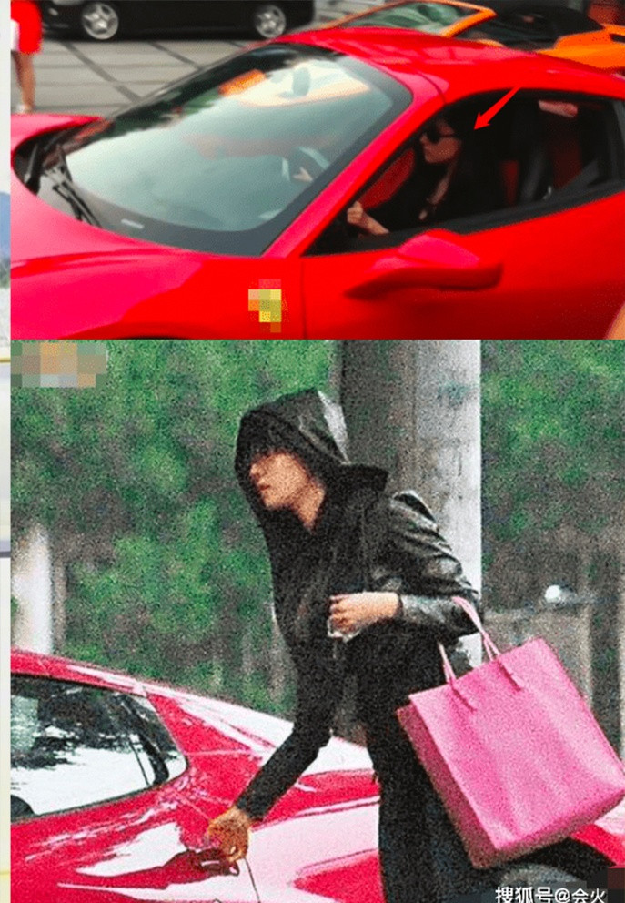 Lưu Diệc Phi dạo phố với siêu xe hồi đầu tuần. 