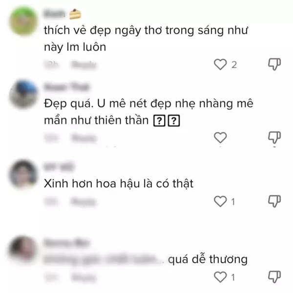 Ở phần bình luận, dân mạng tiếp tục ngợi khen nhan sắc của con gái MC 