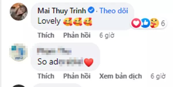 Dân mạng dành lời ngợi khen ngoại hình của 2 chị em. Nổi bật trong số đó là Mai Thùy Trinh (vợ Bùi Tiến Dụng) - em dâu của Bùi Tiến Dũng. 
