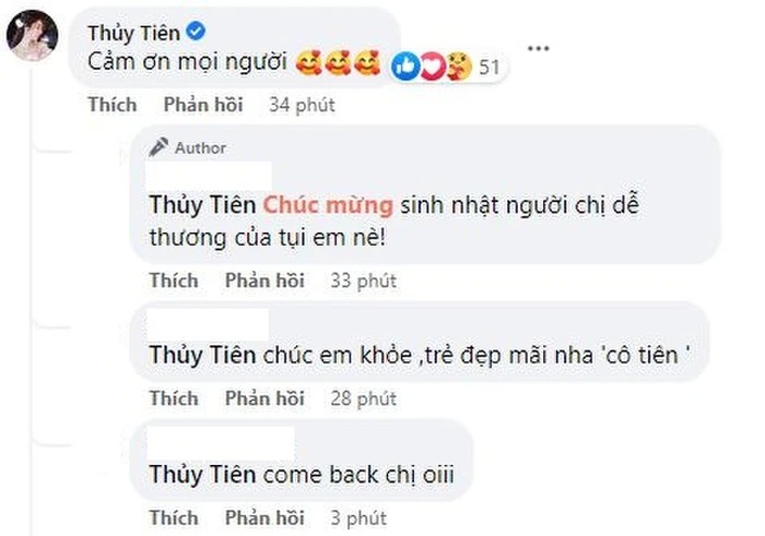 Nữ ca sĩ không giấu khỏi sự hạnh phúc khi được tổ chức tiệc sinh nhật bởi chồng và người hâm mộ