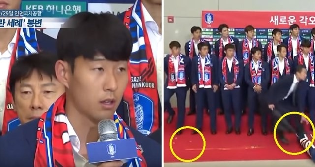 C&aacute;c cầu thủ H&agrave;n Quốc bị n&eacute;m trứng thối khi kh&ocirc;ng vượt qua v&ograve;ng bảng World Cup 2018. Ảnh: Yonhap.