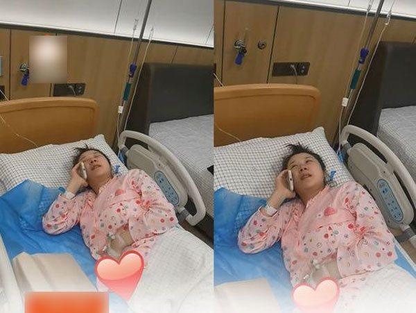  Khoảnh khắc đi đẻ của mẹ bầu đã thu hút sự quan tâm của đông đảo độc giả. (Ảnh: Weibo VN)