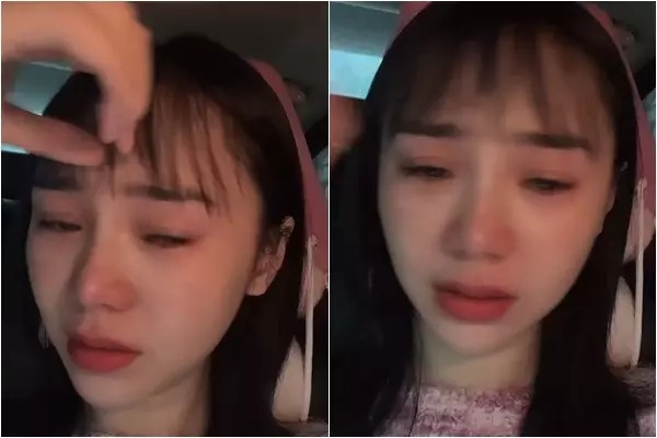 Sau khi chụp vài tấm hình, cô nàng còn đăng tải video quay cận để khán giả có thể nhìn rõ hơn phần tóc mái.