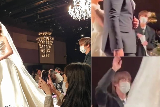 Jin (BTS) được bắt gặp có mặt trong hôn lễ của em út T-ARA.