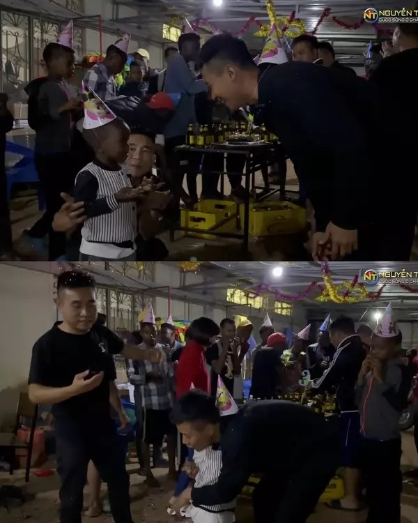 Còn đây là cậu nhóc Lôi Con. Em đã gửi lời chúc chú Linh sinh nhật vui vẻ.​​​​​​​