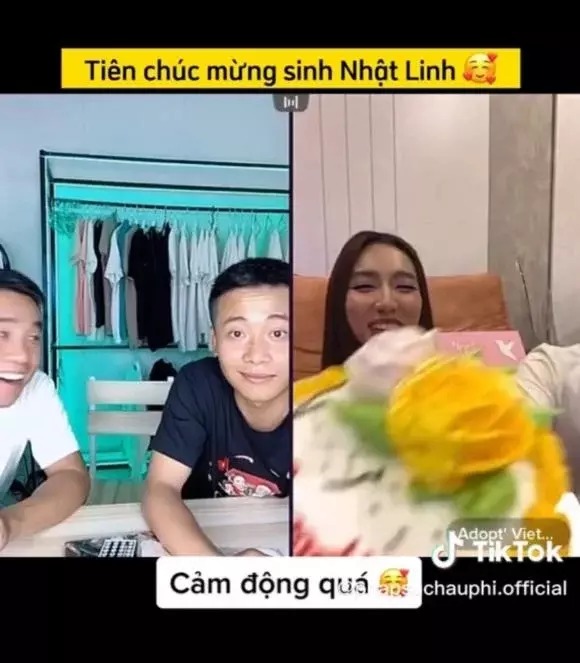 Đặc biệt, mẹ của Thùy Tiên cũng có động thái gây chú ý trong ngày Quang Linh đón tuổi mới. Bà đăng tải đoạn video chúc mừng sinh nhật kèm dòng trạng thái: “Quà sinh nhật tự tay làm. Chúc cho những ai có sinh nhật hôm nay sức khỏe - bình an - hạnh phúc”.