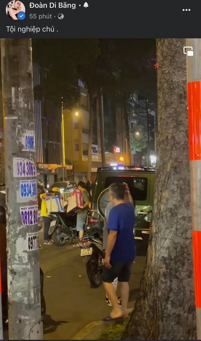 Hình ảnh từ clip do Đoàn Di Băng chia sẻ.