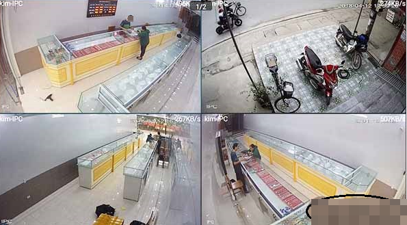 Tiến hành thu thập hình ảnh từ camera an ninh trong tiệm vàng, Công an Hà Nội đã xác định được mặt nghi phạm. Tuy nhiên, không ai nhận diện được người này. Công an Hà Nội cho thông báo rộng rãi bức ảnh của nghi phạm đồng thời 