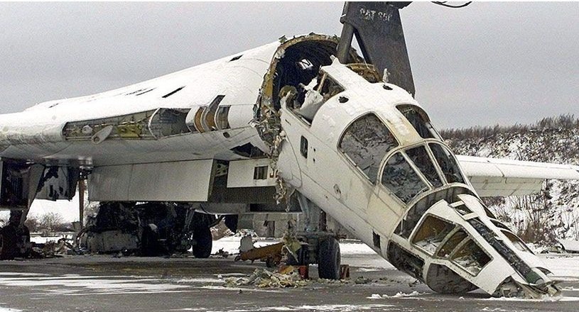 Trong quá trình giảm biên chế, trang bị, một số đơn vị không quân dự bị của Không quân Ukraine và đặc biệt là đội máy bay ném bom chiến lược Ukraine giải tán và trả lại một số máy bay ném bom chiến lược Tu-160 cho Nga, một số bị phá hủy và một số đưa vào viện bảo tàng.