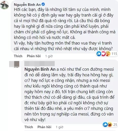 Bình An phân trần trước những tranh cãi.