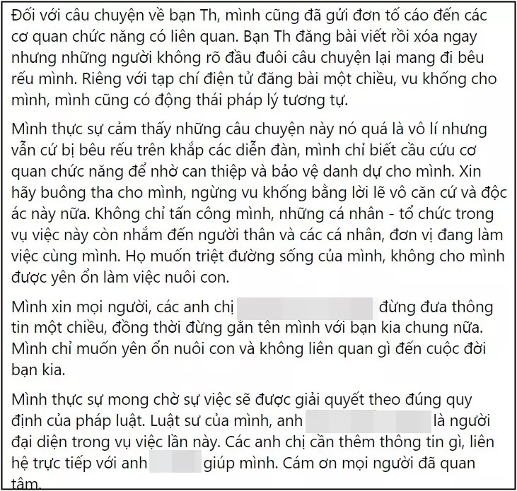 Bài đăng của Thiên An.