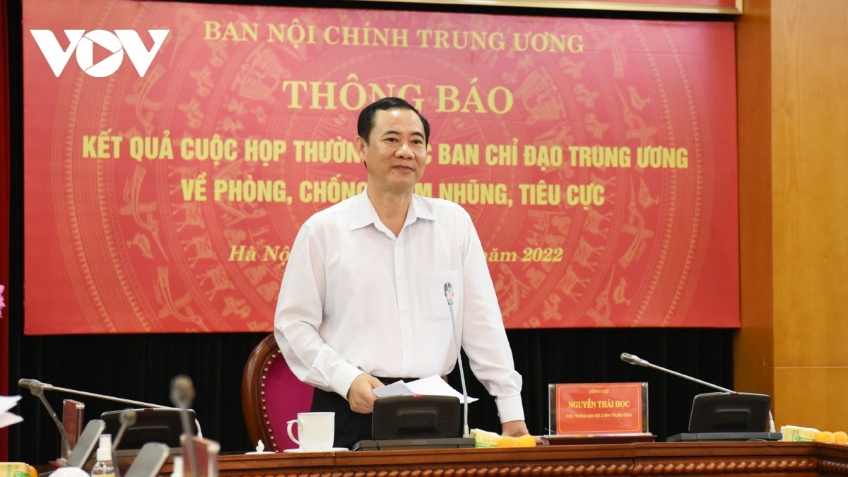 Phó Trưởng Ban Nội chính Trung ương Nguyễn Thái Học