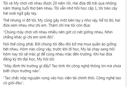 Bài chia sẻ (Ảnh chụp màn hình)