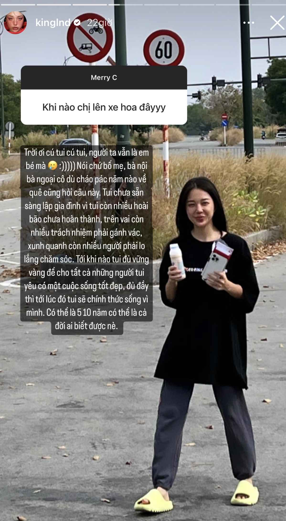 Khi được hỏi về chuyện 