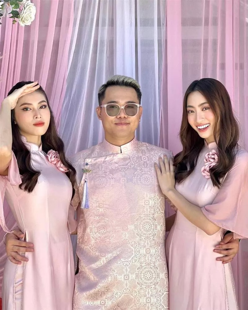 Hình ảnh đi ăn cưới do Lương Thùy Linh chia sẻ.