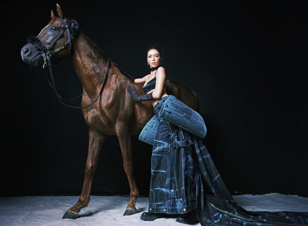 Người đẹp chinh phục và quyết tâm thể hiện chính mình qua các cuộc thi mà cô không ngần ngại thử sức.