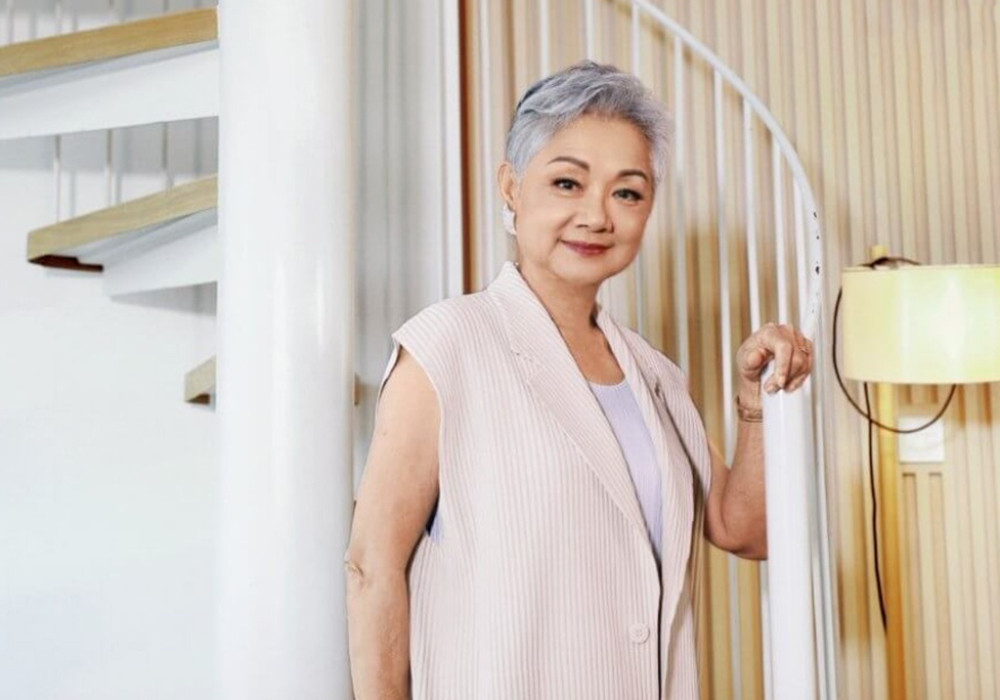 Diệp Lệ Nghi ở tuổi 75. 