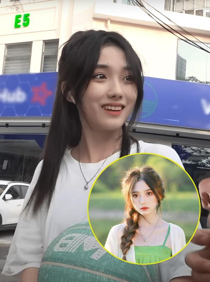 Giữa năm 2022, Hoài Thu - cô bạn sinh năm 2002 đã bất ngờ nổi tiếng sau khi xuất hiện vài giây trong thử thách 