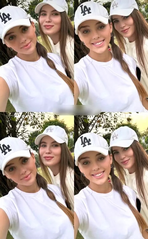 Cô nàng còn ra ngoài tụ tập bạn bè, trong thời gian chồng đi công tác ở Qatar.