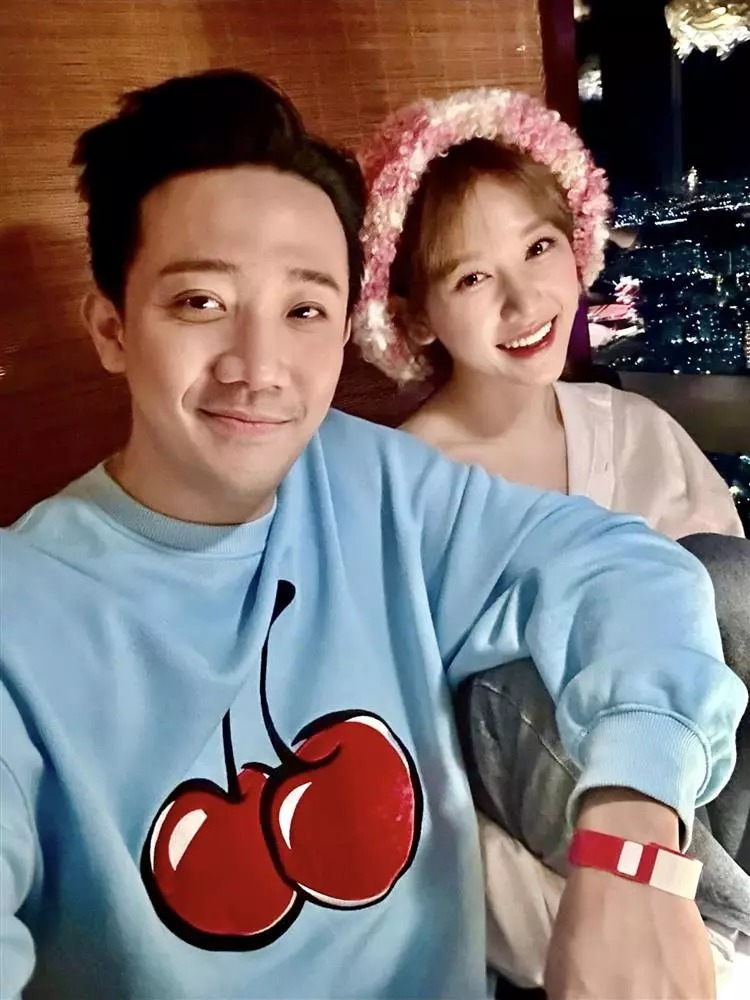 Những hình ảnh bên bà xã được Trấn Thành chia sẻ trên mạng xã hội thời gian gần đây.