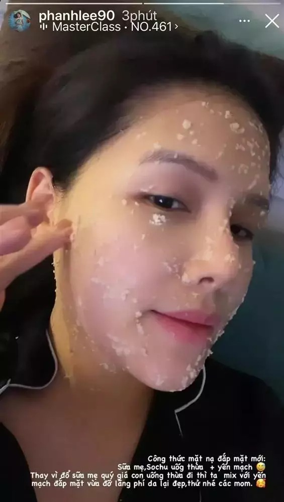 Bí quyết da đẹp mà Phanh Lee từng chia sẻ khiến nhiều người bất ngờ, đó là tận dụng sữa mẹ uống thừa của con.