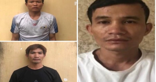 Các đối tượng bị bắt giữ