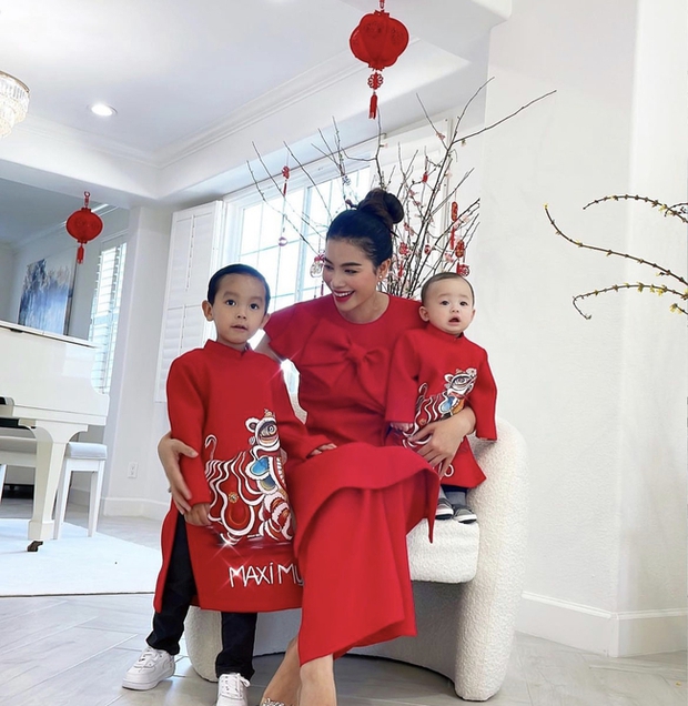 Trong 4 năm qua, Phạm Hương chủ yếu đón Tết Nguyên đán ở Mỹ cùng gia đình