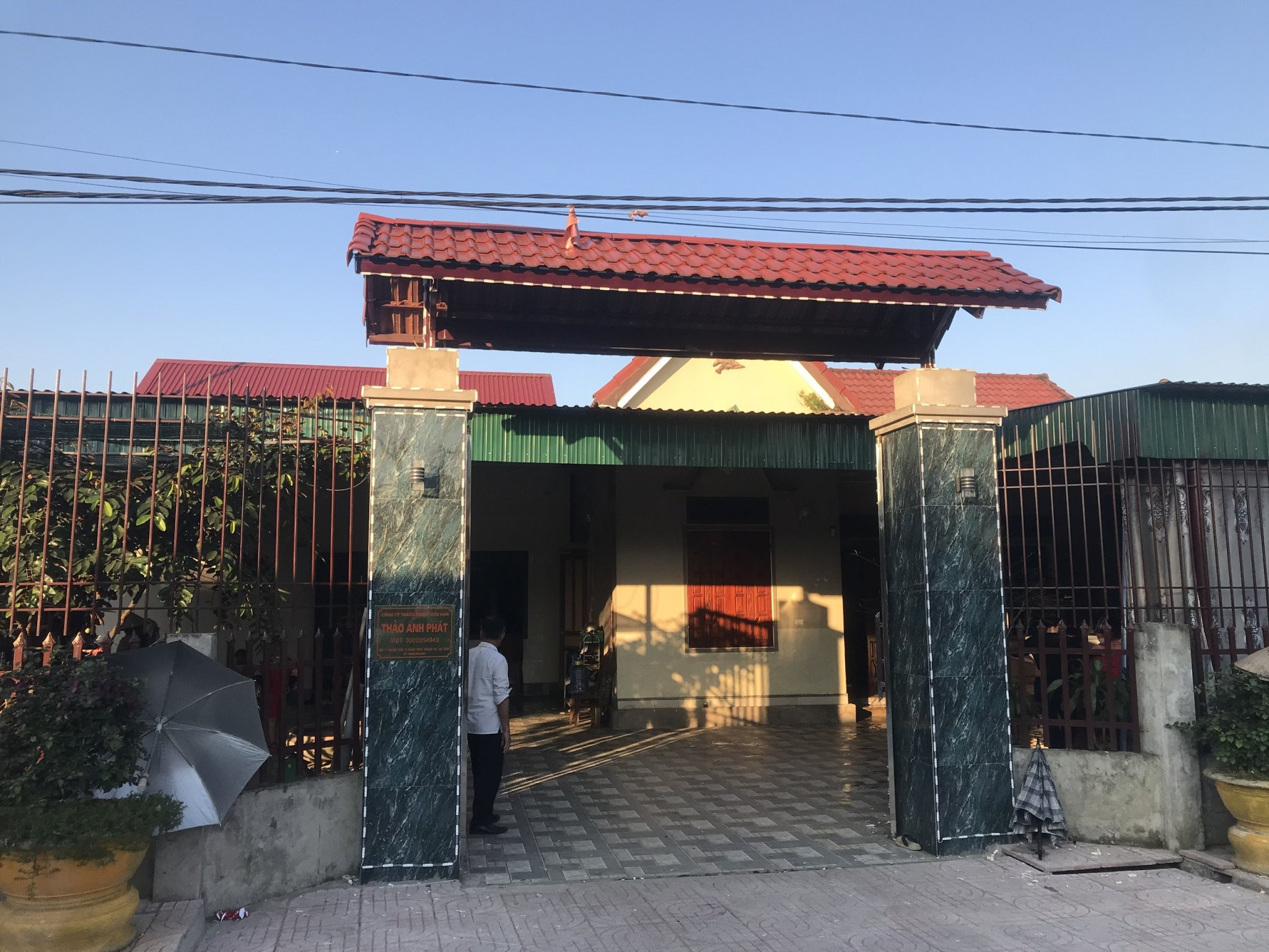 Ngôi nhà nơi xảy ra sự việc thương tâm. Ảnh Điện lực cung cấp