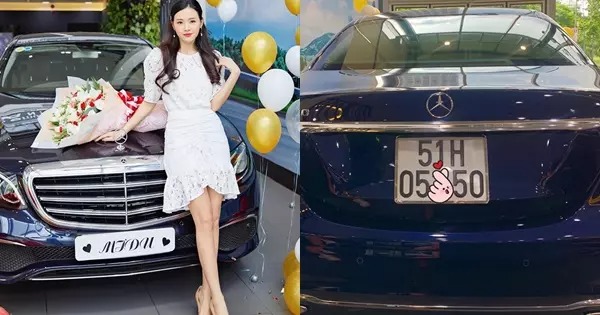 Trước đó, Midu từng gây chú ý khi khoe tậu xế sang cùng biển số đẹp.