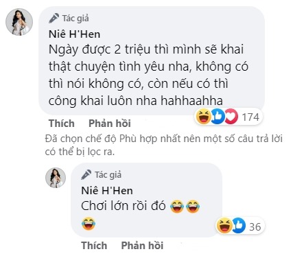 Nàng hậu khẳng định nếu được 2 triệu lượt theo dõi thì sẽ công khai chuyện tình cảm.