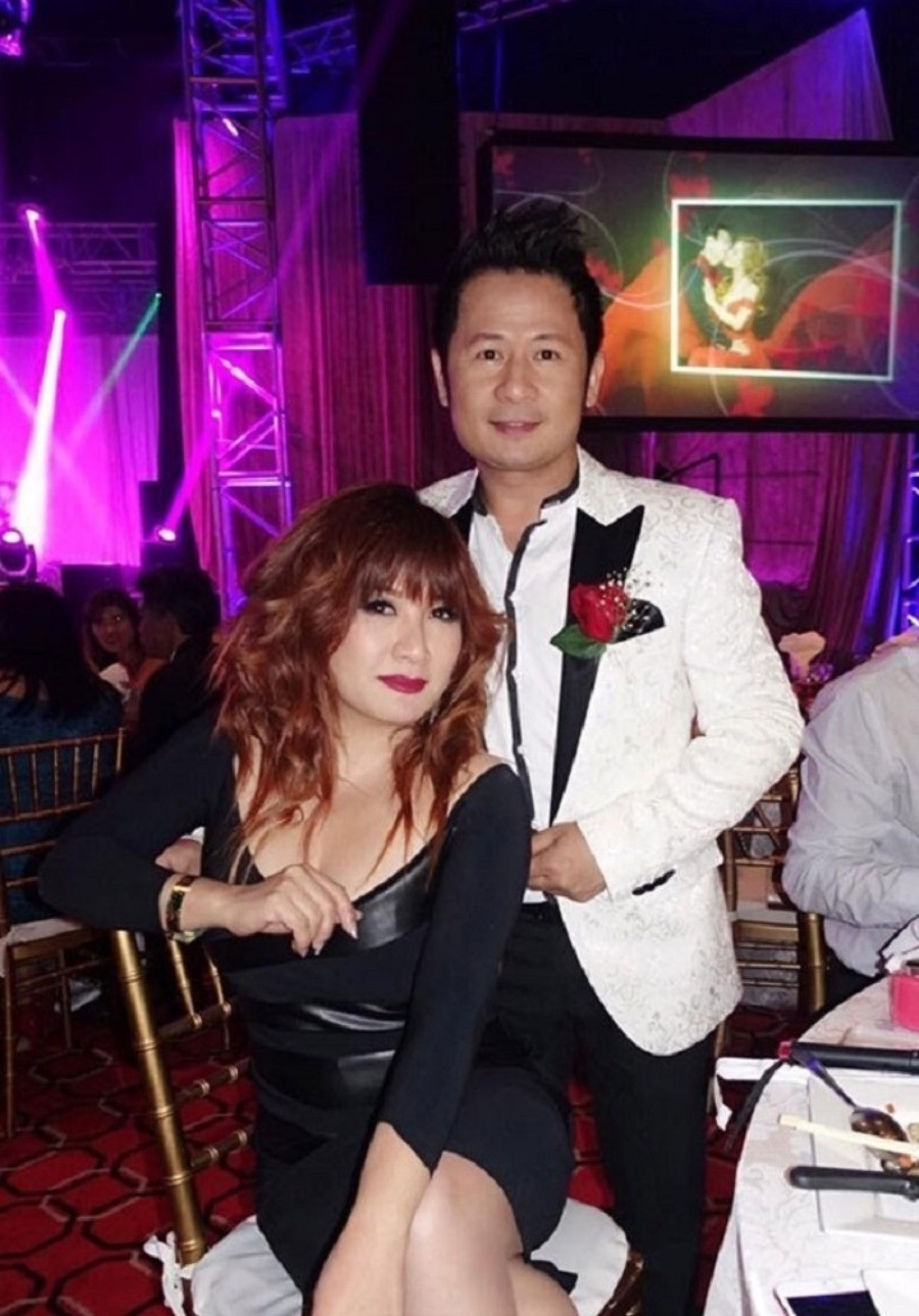 Bằng Kiều và vợ cũ Trizzie Phương Trinh.