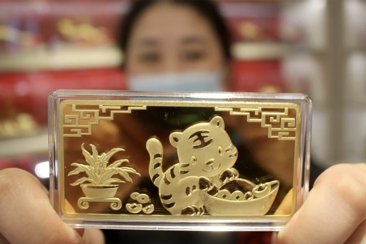 Giá vàng thế giới giảm. (Ảnh: Reuters)