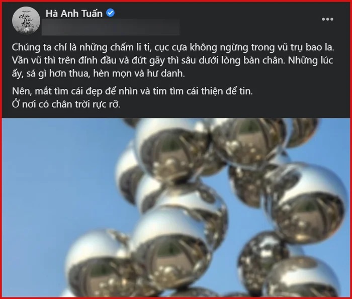 Bài đăng của Hà Anh Tuấn giữa lúc xảy ra vụ việc sang nhượng vé