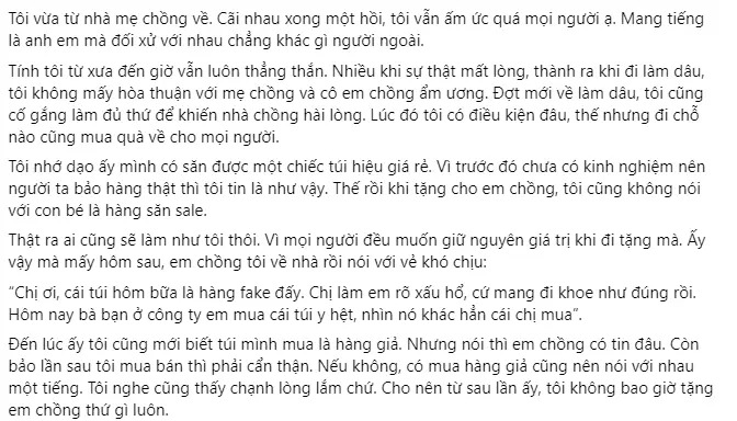 Bài chia sẻ (Ảnh chụp màn hình)