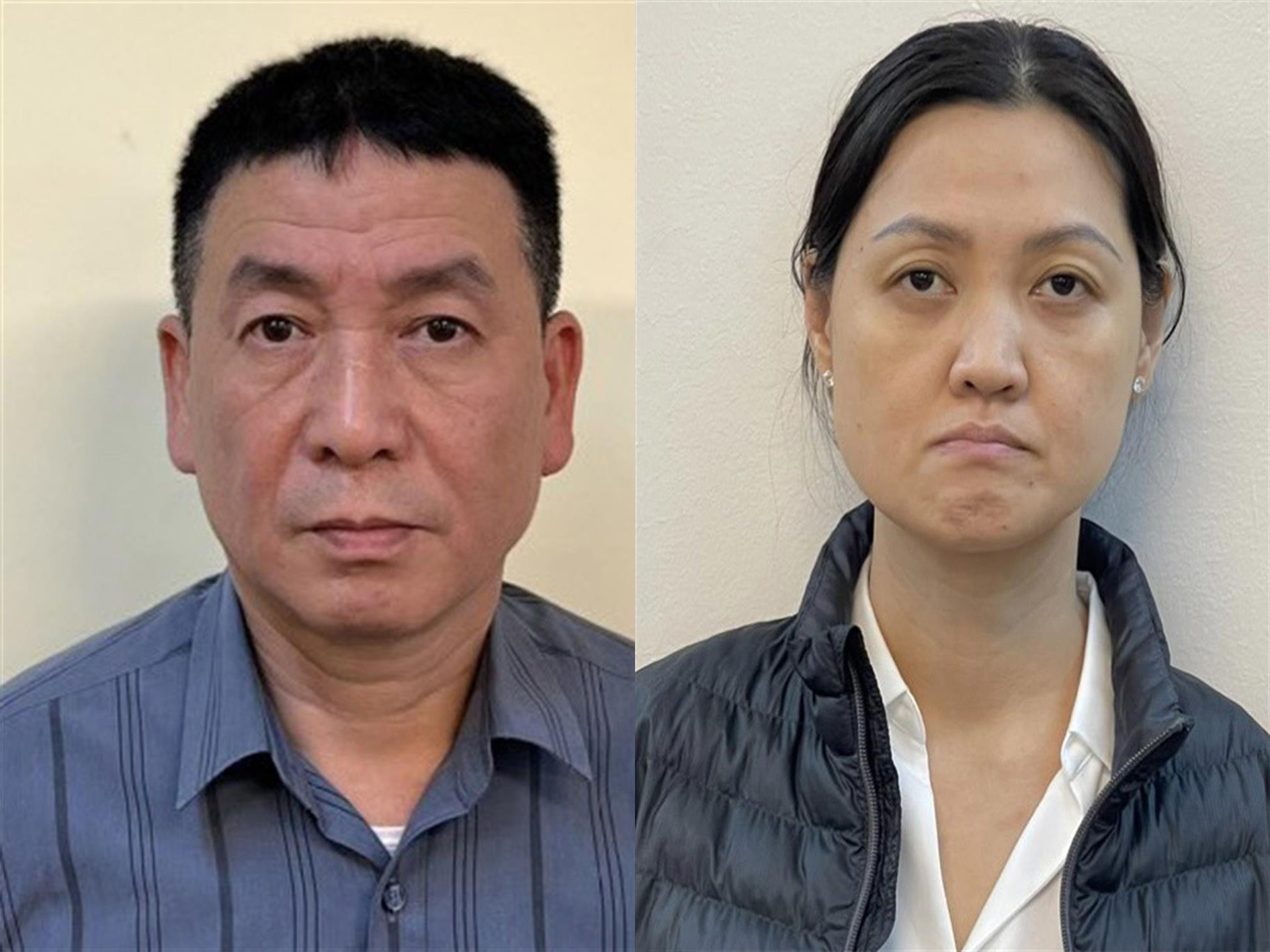 Bị can Đinh Quốc Khánh và Tô Mỹ Ngọc (Ảnh: Bộ Công an)