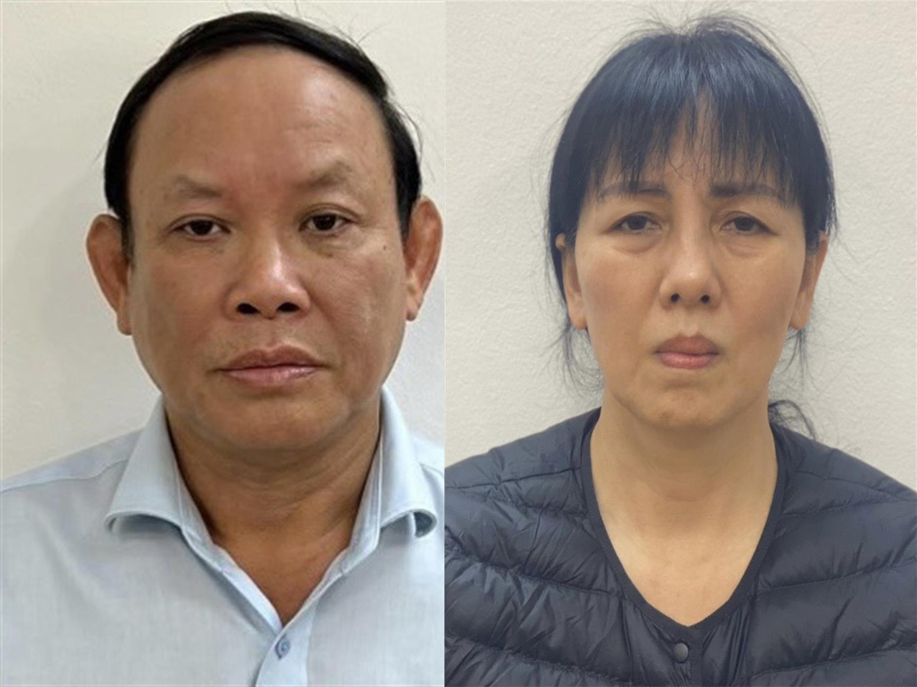 Bị can Nguyễn Đức Thái và Nguyễn Thị Thanh Thủy (Ảnh: Bộ Công an)