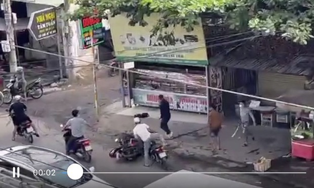 Hiện trường vụ chém nhau kinh hoàng được đăng tải trên mạng xã hội