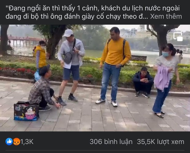 Thông tin lan truyền trên mạng xã hội với nhiều bình luận bức xúc với hành vi chèo kéo khách du lịch. Ảnh chụp lại màn hình