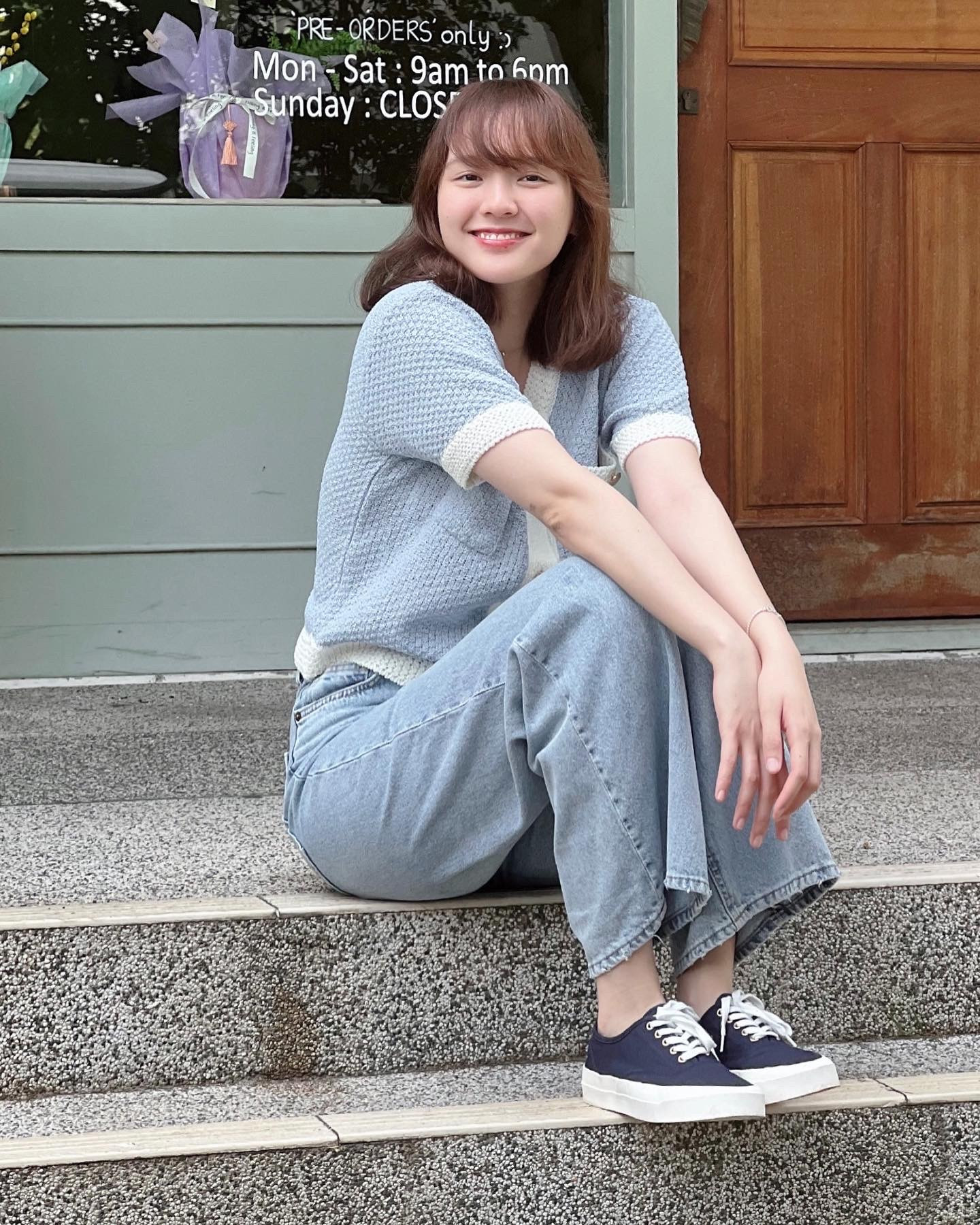 Nữ diễn viên thường để mặt mộc mỗi khi xuất hiện.