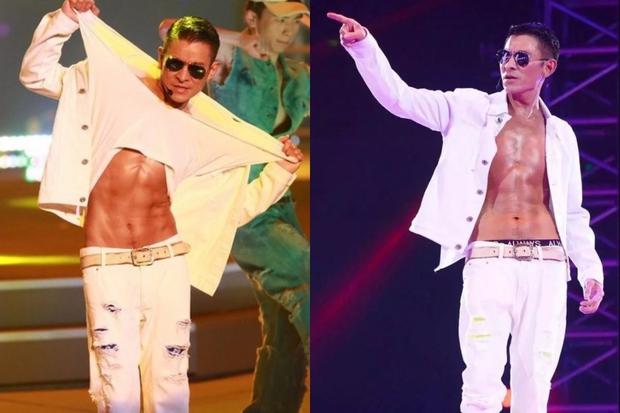 Trước đây, Lưu Đức Hoa cũng không ít lần để lộ cơ bụng săn chắc trên sân khấu, khiến fan đồng loạt 