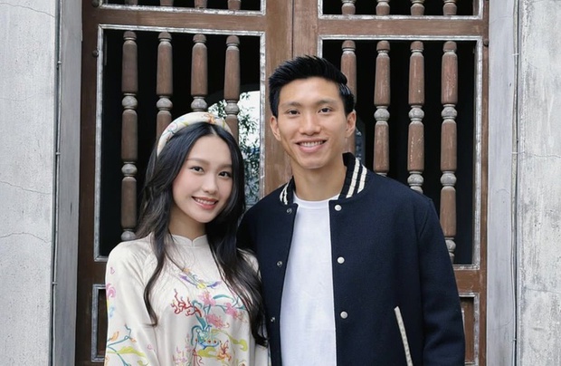 Doãn Hải My và bạn trai Đoàn Văn Hậu.