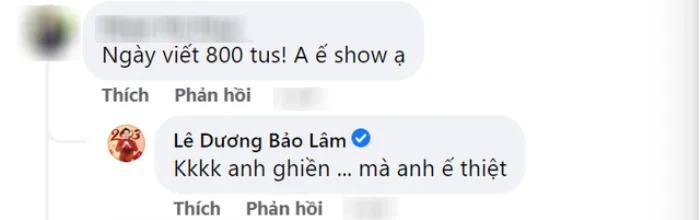 Lê Dương Bảo Lâm có phản hồi trước câu hỏi khó của netizen.