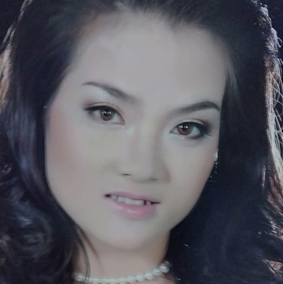 Cựu người mẫu Thiên Vân. 