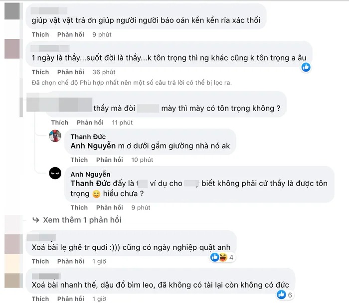 Bên cạnh những bình luận 