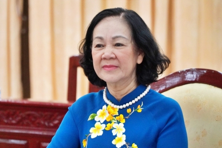 Tân Thường trực Ban Bí thư Trương Thị Mai. Ảnh: VOV