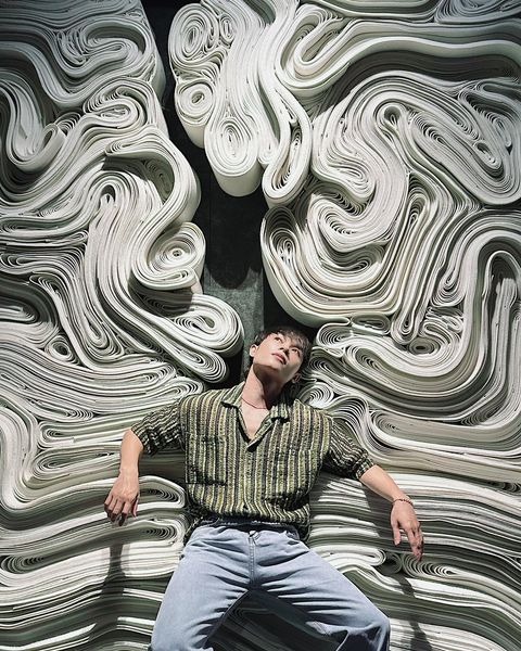 Trúc Nhân chia sẻ hoạt động trên trang cá nhân.